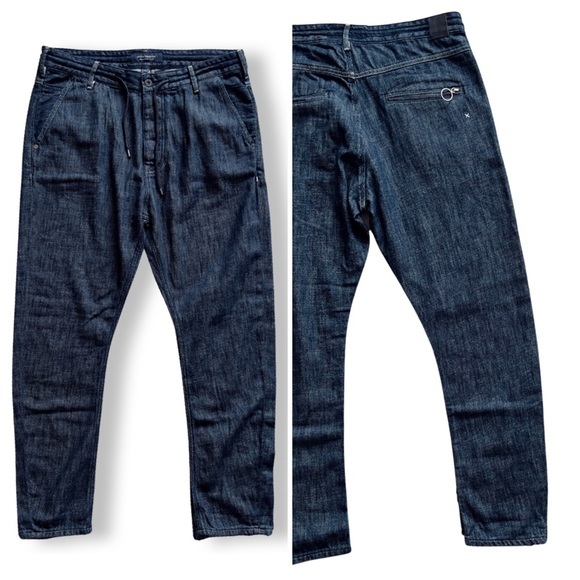 Scotch & Soda Indigo Dyed Pull On Jean Jogger - Picture 2 of 16